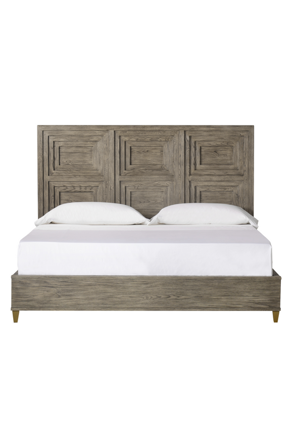 Layered Frame Oak Queen Bed | Andrew Martin Claiborne