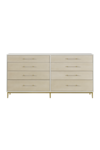 Ivory Shagreen Eight Drawer Dresser | Andrew Martin Alice