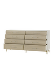 Ivory Shagreen Eight Drawer Dresser | Andrew Martin Alice