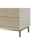 Ivory Shagreen Eight Drawer Dresser | Andrew Martin Alice