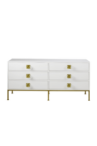 White Contemporary Dresser | Andrew Martin Formal