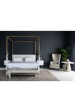 Contemporary Oak Poster King Bed | Andrew Martin Duke