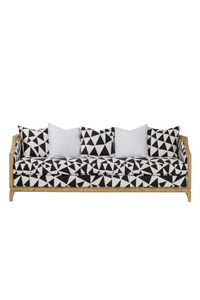 Geometric Upholstered Contemporary Sofa | Andrew Martin Henry