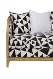 Geometric Upholstered Contemporary Sofa | Andrew Martin Henry