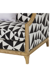 Geometric Upholstered Contemporary Sofa | Andrew Martin Henry