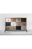 Burnished Brass Patchwork Dresser L | Andrew Martin Maria